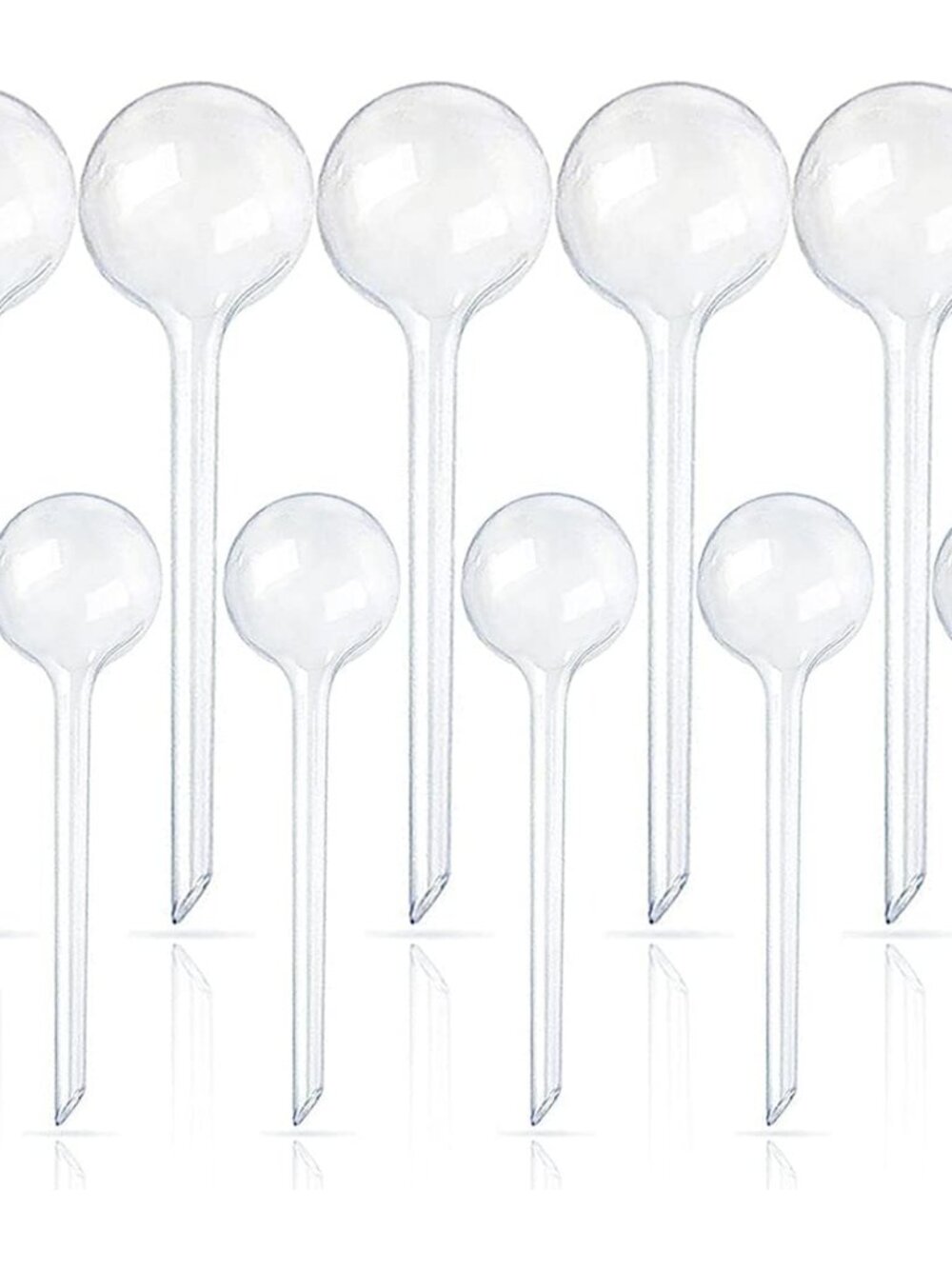 10 Pcs Clear Plant Watering Globes,Plastic Self-Watering Bulbs,Flower Automatic
